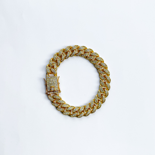 PREMIUM MIAMI PRONG ICED OUT BRACELET