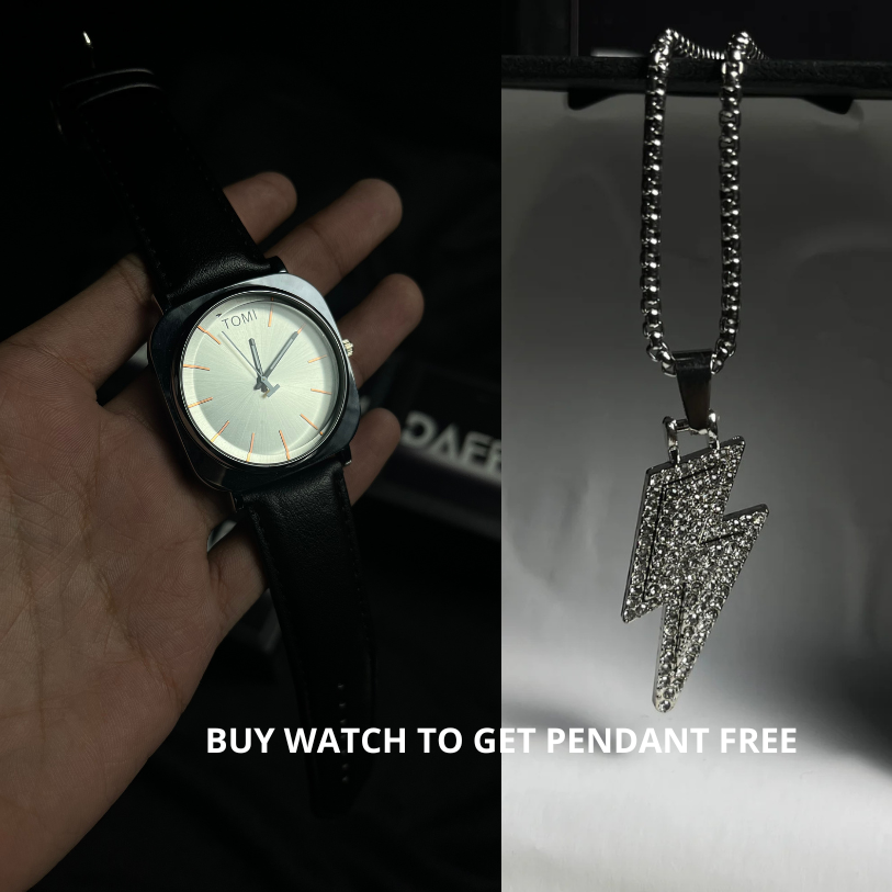 DAFFY TOMI PREMIUM CLASSIC WACTH ( GET FREE LIGHTENING THUNDER PENDANT ) -Limited Sale-